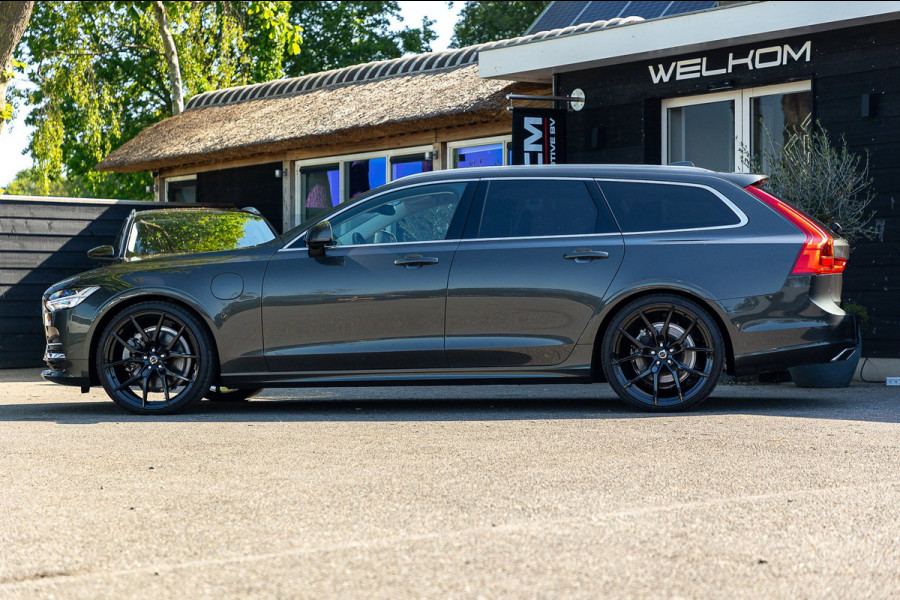 Volvo V90 2.0 T8 AWD Inscription I 91% I Btw I Luxe Leder I Trekhaak I Pine Grey