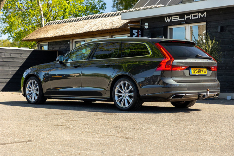 Volvo V90 2.0 T8 AWD Inscription I 91% I Btw I Luxe Leder I Trekhaak I Pine Grey