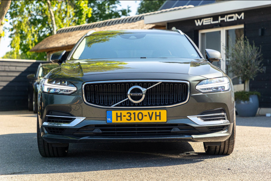 Volvo V90 2.0 T8 AWD Inscription I 91% I Btw I Luxe Leder I Trekhaak I Pine Grey