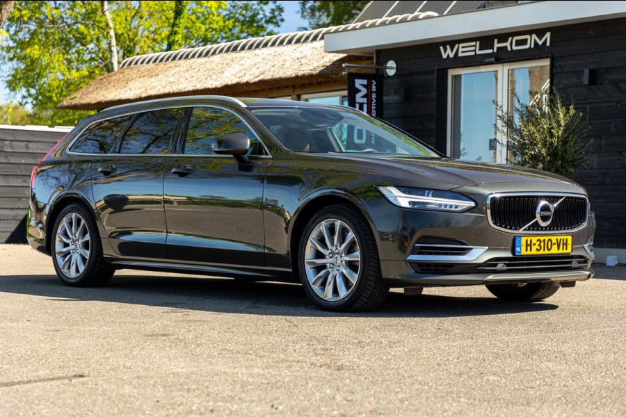 Volvo V90 2.0 T8 AWD Inscription I 91% I Btw I Luxe Leder I Trekhaak I Pine Grey