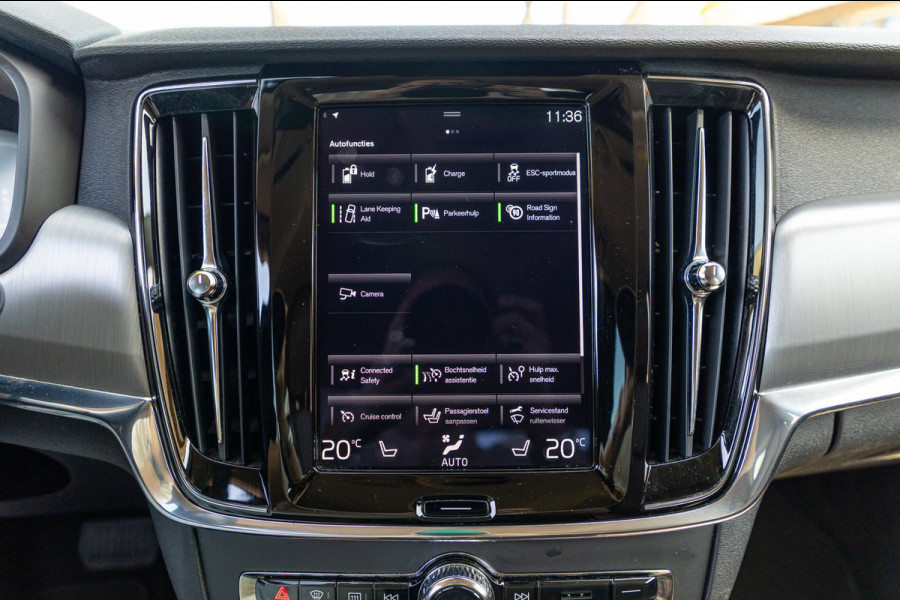 Volvo V90 2.0 T8 AWD Inscription I 91% I Btw I Luxe Leder I Trekhaak I Pine Grey