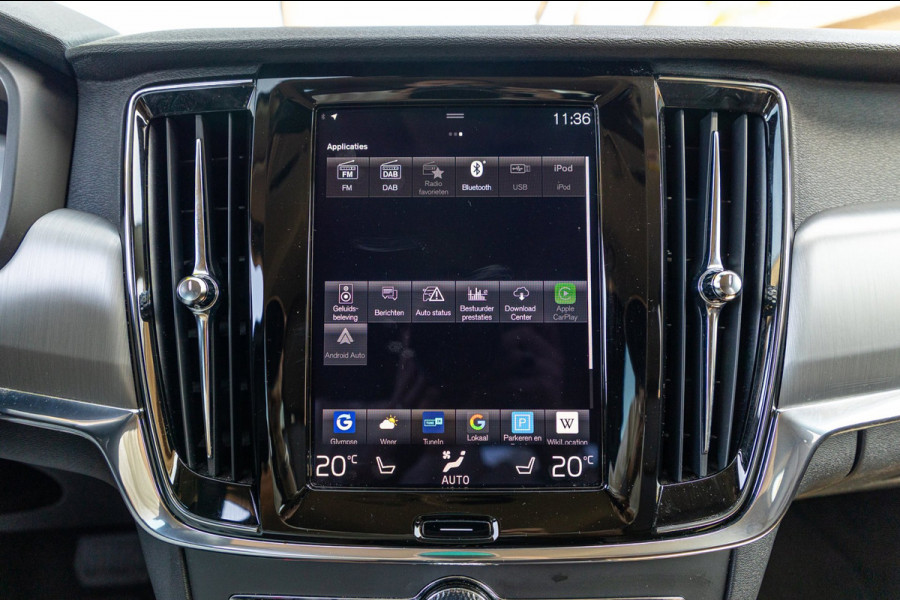 Volvo V90 2.0 T8 AWD Inscription I 91% I Btw I Luxe Leder I Trekhaak I Pine Grey