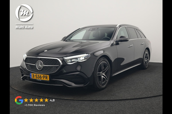 Mercedes-Benz E-Klasse Estate 300 e AMG Line PHEV 313pk INCL BTW Dealer O.H. | Trekhaak Af Fabriek | Adaptive Cruise | 360 Camera | Digital Light | Alcantara Sportstoelen Memory & Verwarmd | Sfeerverlichting | Keyless | Blis | Navigatie | DAB | Plug In Hybrid |