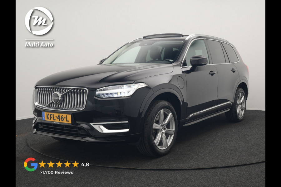 Volvo XC90 T8 Recharge AWD Inscription 7 Persoons PHEV 394pk | Panodak | Adaptive Cruise | Camera | Lederen Sportstoelen Memory & Verwarmd | Stuur Verwarmd | Keyless | Blis | Apple Carplay | Navigatie | DAB | Plug In Hybrid |