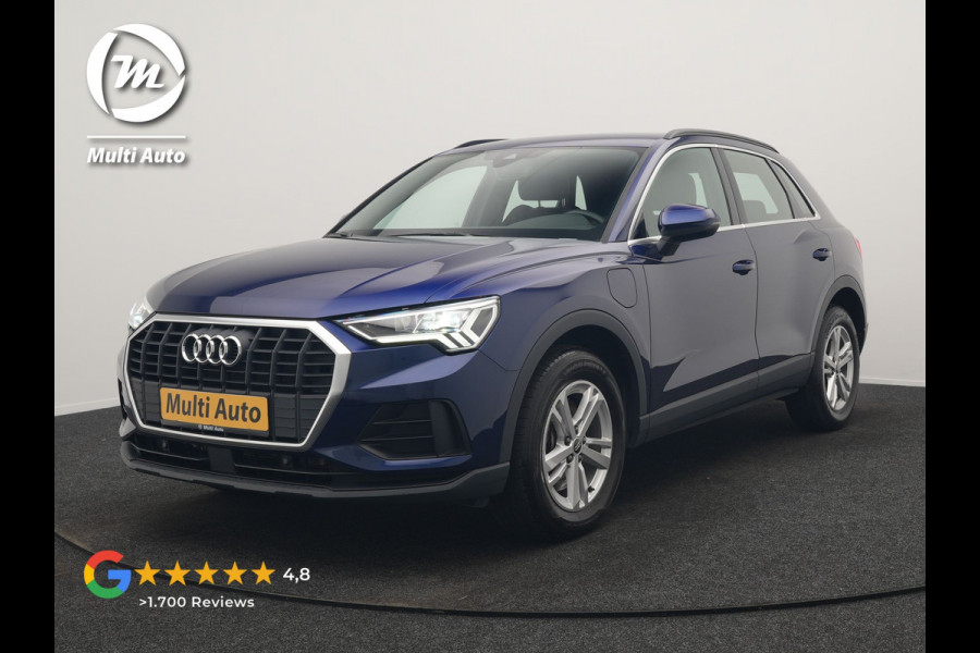 Audi Q3 45 TFSI e S-Line PHEV 245pk Dealer O.H Adaptive Cruise | Camera | Blis | S-line Interieur | Lederen Sportstoelen Verwarmd | Sportstuur | Navigatie | Virtual | DAB | 17"L.M |