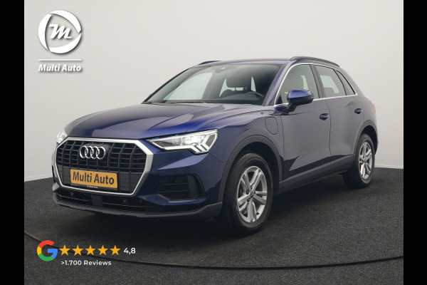 Audi Q3 45 TFSI e S-Line PHEV 245pk Dealer O.H Adaptive Cruise | Camera | Blis | S-line Interieur | Lederen Sportstoelen Verwarmd | Sportstuur | Navigatie | Virtual | DAB | 17"L.M |