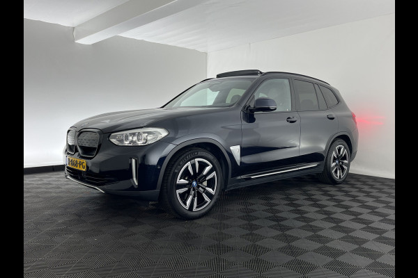 BMW iX3 Executive 80 kWh [ 3-Fase-11kW ] {SoH-99%} (INCL-BTW) Aut. *HEATPUMP | PANO | LEATHER | ADAPTIVE-CRUISE | FULL-LED | BLIND-SPOT | MEMORY-PACK | DIGI-COCKPIT | HEATED-COMFORTSEATS | KEYLESS | CAMERA | DAB+ | TOWBAR | 19''ALU*