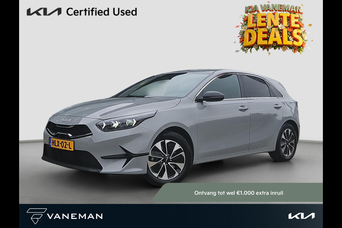 Kia Ceed 1.0 T-GDi Design Edition | Stoel- en Stuurverwarming | LED | Clima | H-Leder | Cruise | Lane Assist |