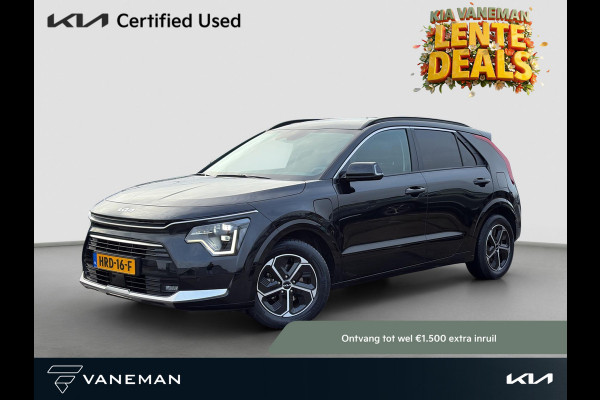 Kia Niro 1.6 GDi PHEV DynamicPlusLine | Leder | Stoel- en Stuurverwarming | Adapt. Cruise | Schuif/Kanteldak | Elektr. Achterklep |