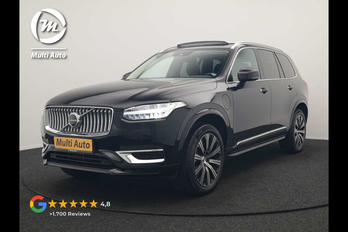 Volvo XC90 T8 Recharge AWD Plus Bright 7 Persoons LONG RANGE PHEV 455pk Dealer O.H. | Panodak | Adaptive Cruise | 360 Camera | Harman / Kardon | Lederen Sportstoelen Memory & Verwarmd | Keyless | Blis | Stuur Verwarmd | Apple Carplay | Navigatie | DAB | Plug In Hybrid |