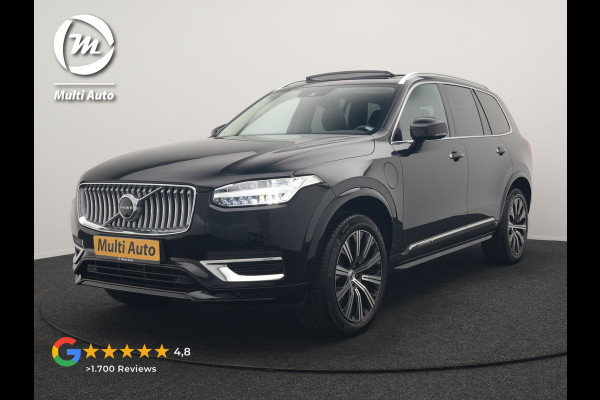 Volvo XC90 T8 Recharge AWD Plus Bright 7 Persoons LONG RANGE PHEV 455pk Dealer O.H. | Panodak | Adaptive Cruise | 360 Camera | Harman / Kardon | Lederen Sportstoelen Memory & Verwarmd | Keyless | Blis | Stuur Verwarmd | Apple Carplay | Navigatie | DAB | Plug In Hybrid |