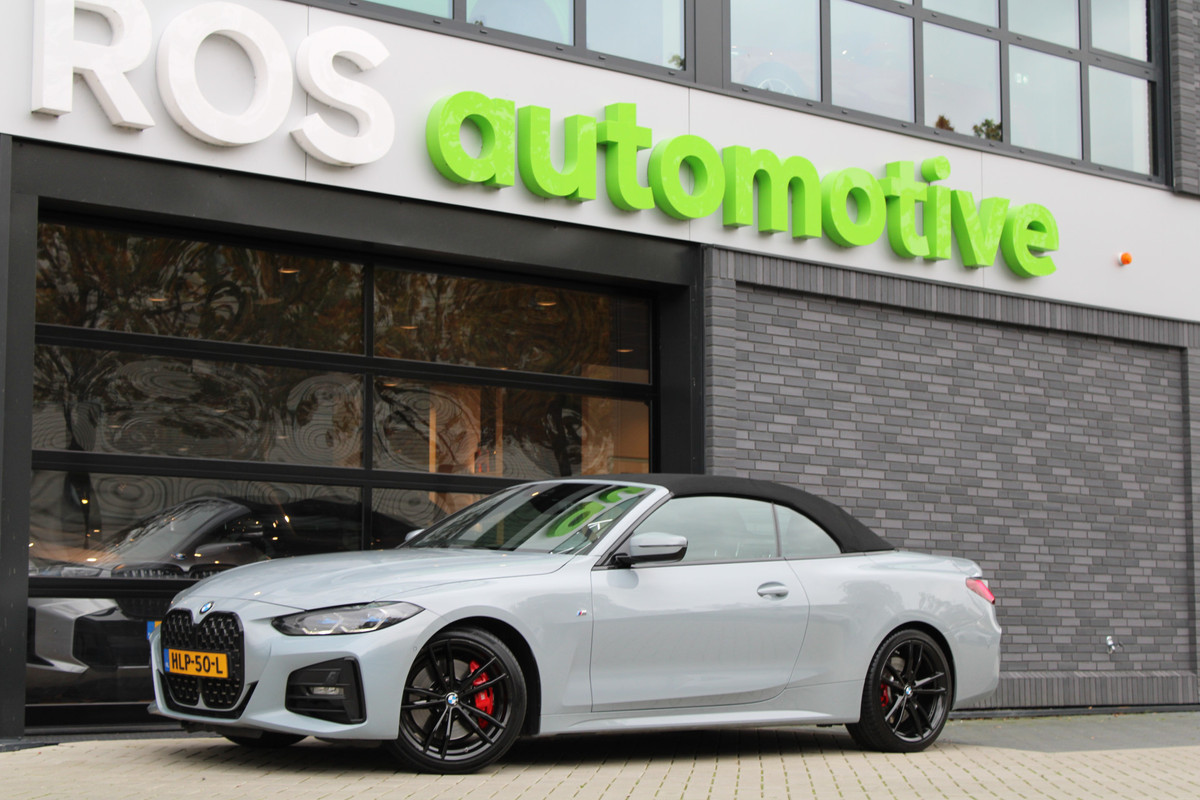 BMW 4 Serie Cabrio 430i | M-SPORT | LASER | MEMORY | AIRSCARF | STUURVERW | LEDER | CARPLAY | CAMERA |