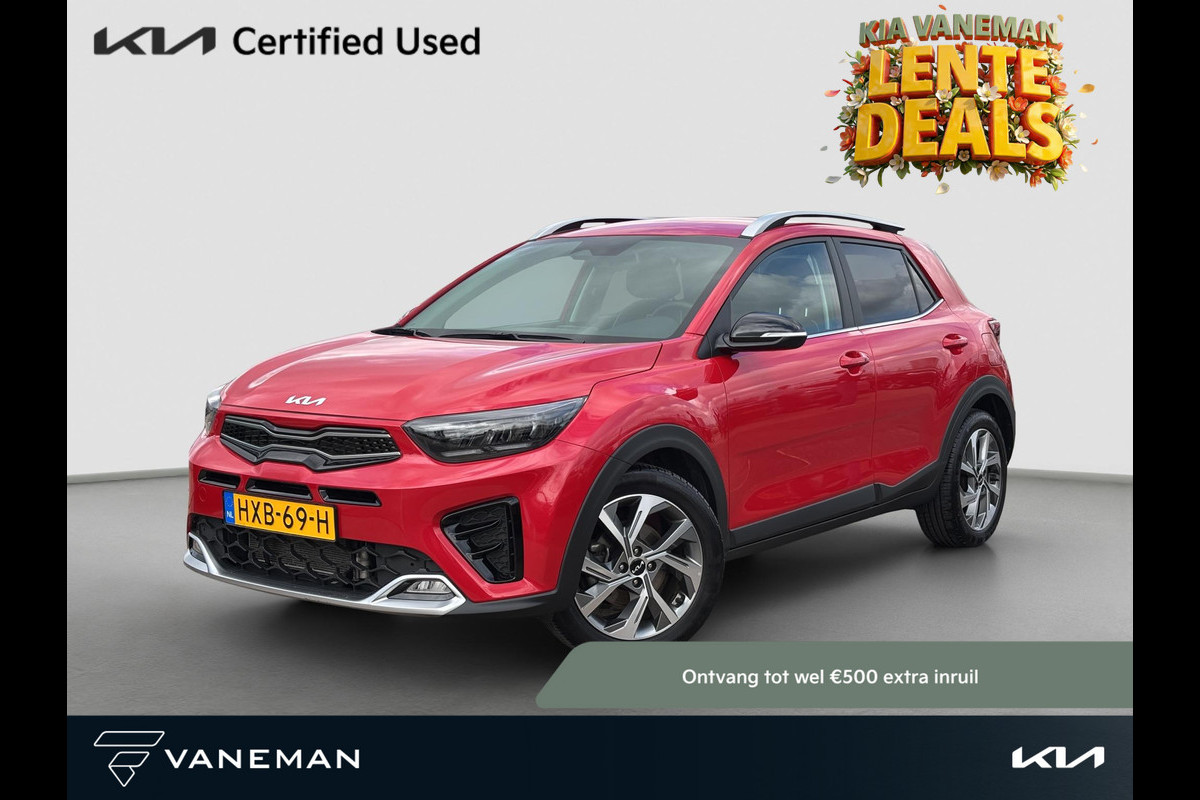 Kia Stonic 1.0 T-GDi MHEV GT-Line Automaat Cruise | Start/Stop | Half-leder | Stoel- en Stuurverwarming | LED | Camera | LMV |