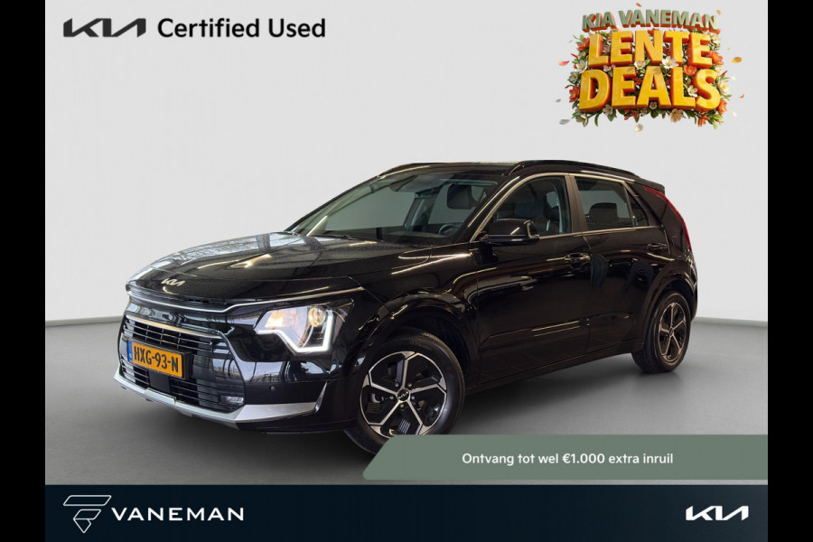 Kia Niro 1.6 GDi Hybrid DynamicLine | Automaat | Camera | Cruise | Sensoren | Apple Carplay & Android Auto | Navi | H-Leder |