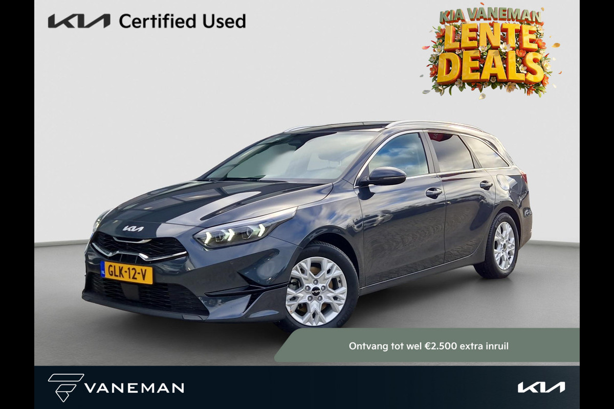 Kia Ceed Sportswagon 1.5 T-GDi DynamicPlusLine | Automaat | Stoel- en Stuurverwarming | Clima | Key-less | Navi | Carplay/Android Auto |