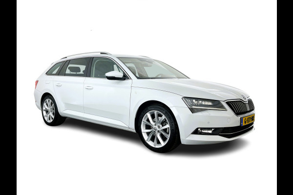 Škoda Superb Combi 1.5 TSI ACT Style Business (INCL.BTW) Aut. *LEATHER-MICROFIBRE | XENON | MEMORY-PACK | NAVI-FULLMAP | CAMERA | KEYLESS | HEATED-COMFORTSEATS | PRIVACY-GLASS | SHIFT-PADDLES | ECC | PDC | CRUISE | 18''ALU*