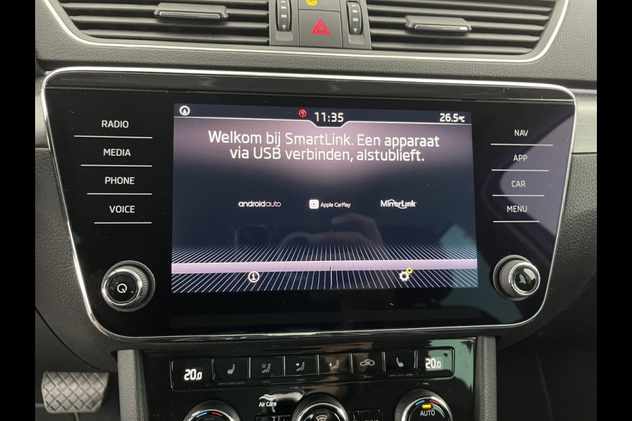 Škoda Superb Combi 1.5 TSI ACT Style Business (INCL.BTW) Aut. *LEATHER-MICROFIBRE | XENON | MEMORY-PACK | NAVI-FULLMAP | CAMERA | KEYLESS | HEATED-COMFORTSEATS | PRIVACY-GLASS | SHIFT-PADDLES | ECC | PDC | CRUISE | 18''ALU*