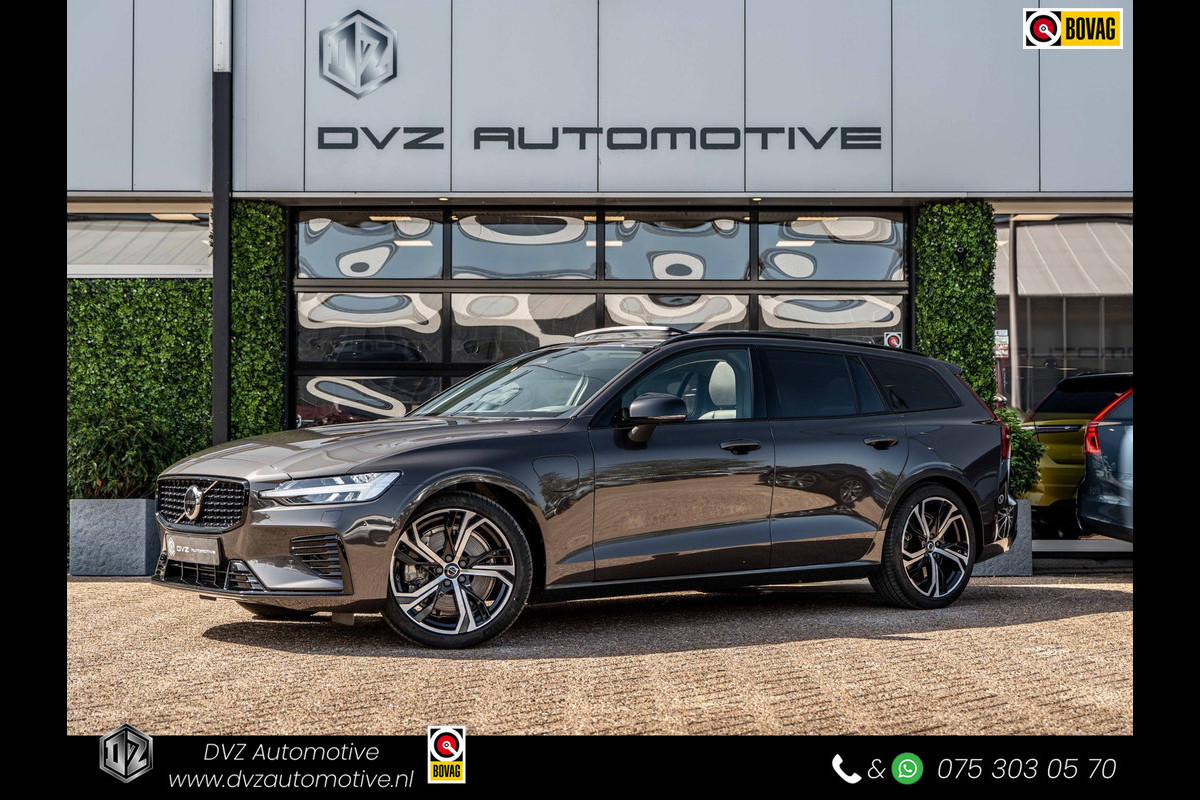 Volvo V60 2.0 T8 PHEV 455PK AWD Ultra Dark | Pano | B&W Sound | Leder | Ventilatie | BTW