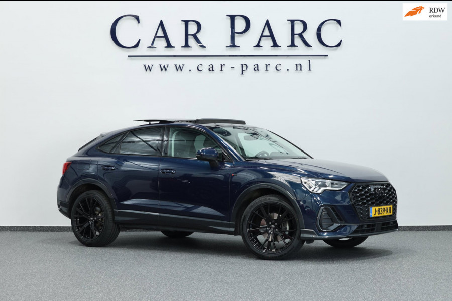 Audi Q3 Sportback 35 1.5 TFSI S-Edition 150+PK LED/S-LINE/VIRTUAL/PANO/20" LMV/PDC/ACC/ECC/12 MND GARANTIE!