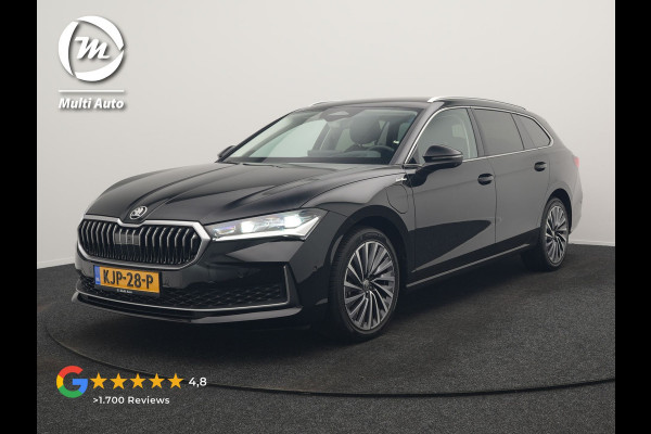 Škoda Superb Combi 1.5 TSI Laurin & Klement PHEV 204pk Dealer O.H. | Trekhaak Af Fabriek | Head Up | Adaptive Cruise | 360 Camera | Lederen Comfortzetels Massage & Ventilatie & Memory | Canton Audio | Stuur & Stoelen Verwarmd | Keyless | Blis | Plug In Hybrid |
