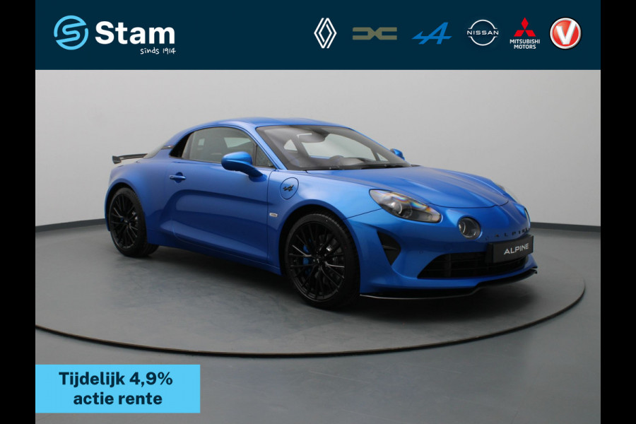ALPINE A110 300pk GTS Aero Pack - Focal - Blauw Alcantara - Camera - Parkeersensoren V+A