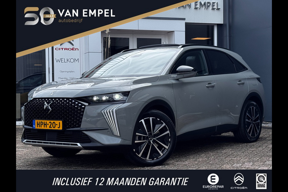 DS 7 1.6 PHEV 300 4x4 Etoile | Pano | 100% SOH | NL-Auto | Leder + Memory | Elektrische Achterklep