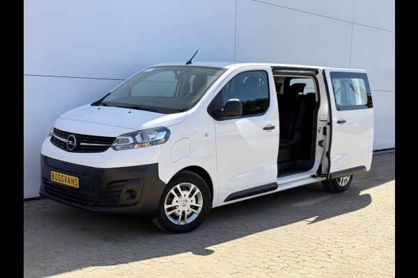 Opel e-Vivaro L2H1 75 kWh 136PK 9-persoons L2H1 330km WLTP 93,7% (SOH) Dubbele schuifdeuren Snelladen Laadkabel Climate control Parkeersensoren