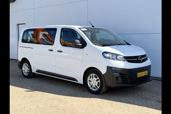 Opel e-Vivaro L2H1 75 kWh 136PK 9-persoons L2H1 330km WLTP 93,7% (SOH) Dubbele schuifdeuren Snelladen Laadkabel Climate control Parkeersensoren