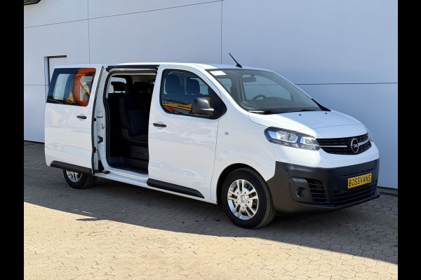 Opel e-Vivaro L2H1 75 kWh 136PK 9-persoons L2H1 330km WLTP 93,7% (SOH) Dubbele schuifdeuren Snelladen Laadkabel Climate control Parkeersensoren