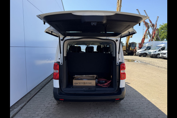 Opel e-Vivaro L2H1 75 kWh 136PK 9-persoons L2H1 330km WLTP 93,7% (SOH) Dubbele schuifdeuren Snelladen Laadkabel Climate control Parkeersensoren