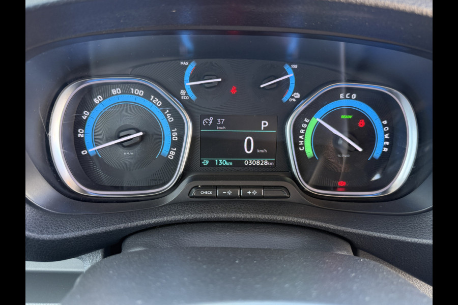 Opel e-Vivaro L2H1 75 kWh 136PK 9-persoons L2H1 330km WLTP 93,7% (SOH) Dubbele schuifdeuren Snelladen Laadkabel Climate control Parkeersensoren
