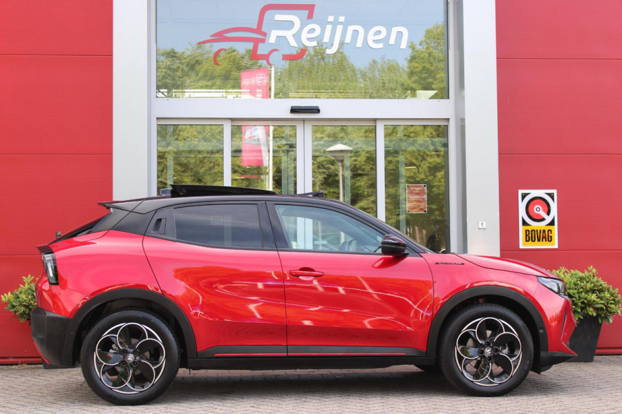 Alfa Romeo junior ELETTRICA SPECIALE 156PK 54 kWh | PANORAMISCH SCHUIF/KANTEL DAK | BICOLOR DAK (ZWART DAK) | WARMTEPOMP | TECHNOLOGIE PAKKET (O.A. FULL LED ADAPTIVE MATRIX KOPLAMPEN/DODEHOEK DETECTIE/DRAADLOZE TELEFOONLADER/ACHTERUITRIJ CAMERA/PARKEERSENSOREN VOOR, ACHTER,ZIJKANT) | DRAADLOZE APPLE CARPLAY/ANDROID AUTO | CLIMATE CONTROL | ELEKTRISCH BEDIENBARE ACHTERKLEP | STOEL VERWARMING | ELEKTRISCH BEDIENBARE VOORSTOEL MET MASSAGE FUNCTIE | VERKEERSBORDEN HERKENNING | ADAPTIVE CRUISE CONTROL | KEYLESS ENTRY/START | VOORRUIT VERWARMING |