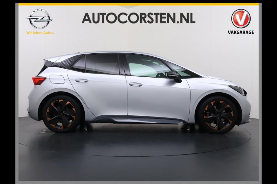 CUPRA Born Performance One 62kWh SOH 93,7% Sport-Comfort Stoelen Navi Camera Stoel+Stuurverwarming Adap.Cruise Android Auto Apple Carplay P Elek.Stoelen Keyless advanced Privacy Glas Lmv Coper Isofix Bluetooth Led Rijstrooksensor 1e Eigenaar Origineel Nederlandse Auto
