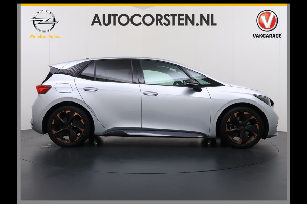 CUPRA Born Performance One 62kWh SOH 93,7% Sport-Comfort Stoelen Navi Camera Stoel+Stuurverwarming Adap.Cruise Android Auto Apple Carplay P Elek.Stoelen Keyless advanced Privacy Glas Lmv Coper Isofix Bluetooth Led Rijstrooksensor 1e Eigenaar Origineel Nederlandse Auto