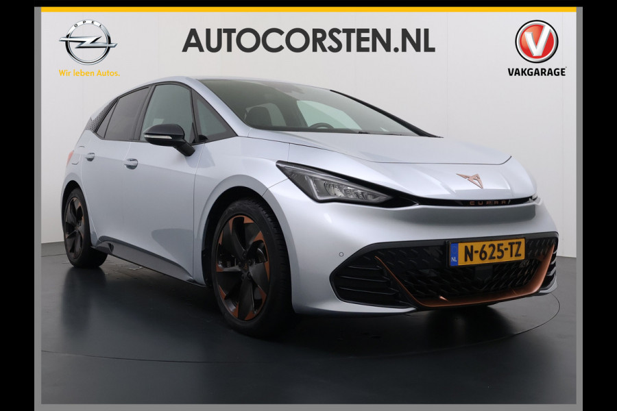 CUPRA Born Performance One 62kWh SOH 93,7% Sport-Comfort Stoelen Navi Camera Stoel+Stuurverwarming Adap.Cruise Android Auto Apple Carplay P Elek.Stoelen Keyless advanced Privacy Glas Lmv Coper Isofix Bluetooth Led Rijstrooksensor 1e Eigenaar Origineel Nederlandse Auto