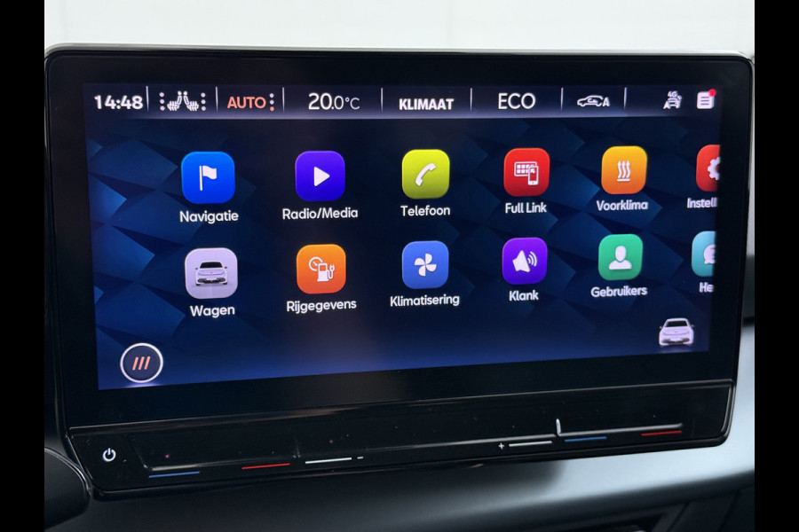 CUPRA Born Performance One 62kWh SOH 93,7% Sport-Comfort Stoelen Navi Camera Stoel+Stuurverwarming Adap.Cruise Android Auto Apple Carplay P Elek.Stoelen Keyless advanced Privacy Glas Lmv Coper Isofix Bluetooth Led Rijstrooksensor 1e Eigenaar Origineel Nederlandse Auto