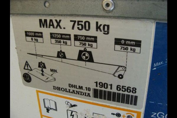 Humbaur MASTER 130.35 BAKWAGEN - LAADKLEP - EURO 6 - VGB-20-H