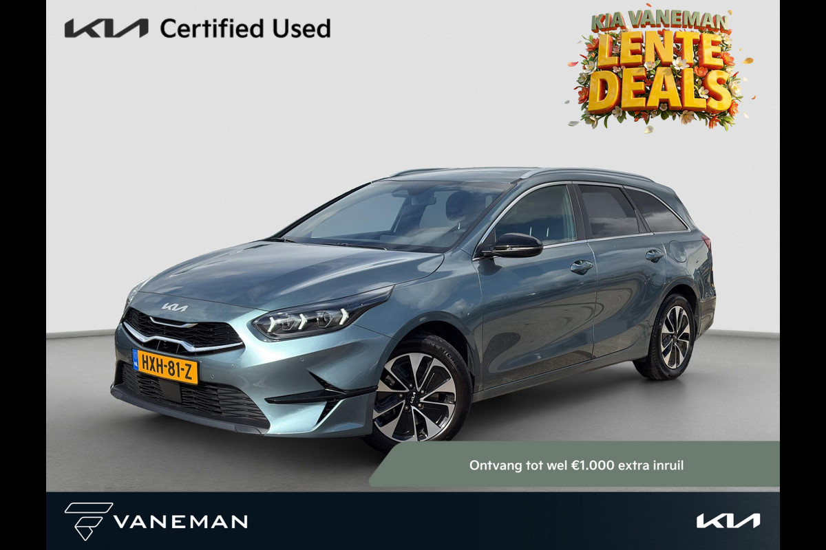 Kia Ceed Sportswagon 1.0 T-GDi MHEV Design Edition Automaat Stoel- en Stuurverwarming | Cruise Control | Climate Control | Elektr. Achterklep | JBL | Draadloos Opladen |