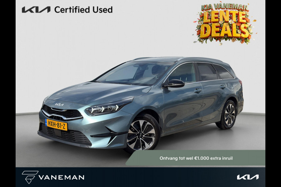 Kia Ceed Sportswagon 1.0 T-GDi MHEV Design Edition Automaat Stoel- en Stuurverwarming | Cruise Control | Climate Control | Elektr. Achterklep | JBL | Draadloos Opladen |