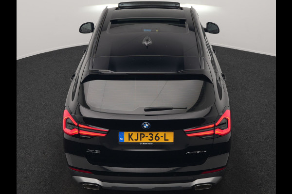BMW X3 xDrive30e X Line FACELIFT PHEV 293pk Dealer O.H. | Trekhaak Af Fabriek | Panodak | Camera | Sfeerverlichting | Lederen Sportstoelen Verwarmd | Apple Carplay | Navigatie | DAB | Virtual | Cruise Control | Plug In Hybrid |