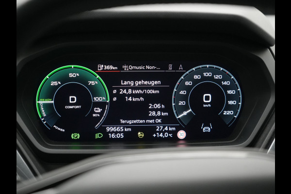 Audi Q4 e-tron 40 S Line 77 kWh 204pk | Adaptive Cruise | Valcona Lederen Sportstoelen Verwarmd | 20"L.M | Apple Carplay | Keyless | Blis | Camera | Virtual | Navigatie | DAB |