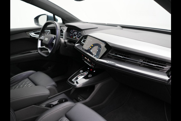 Audi Q4 e-tron Sportback 40 S Line 77 kWh 204pk | Adaptive Cruise | Valcona Lederen Sportstoelen Verwarmd | 20"L.M | Apple Carplay | Keyless | Blis | Camera | Virtual | Navigatie | DAB |
