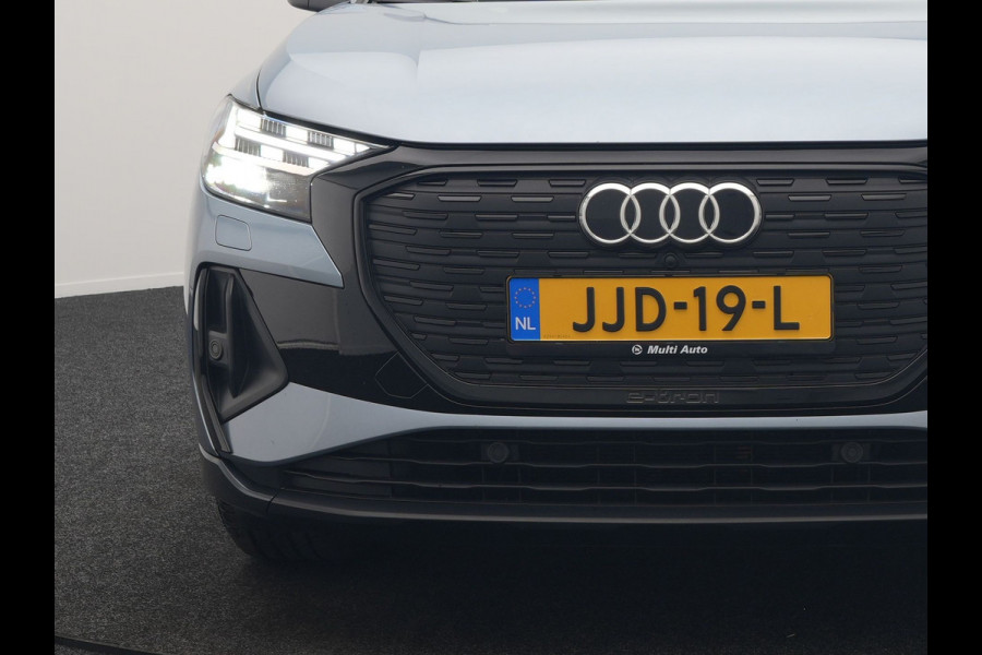 Audi Q4 e-tron Sportback 40 S Line 77 kWh 204pk | Adaptive Cruise | Valcona Lederen Sportstoelen Verwarmd | 20"L.M | Apple Carplay | Keyless | Blis | Camera | Virtual | Navigatie | DAB |