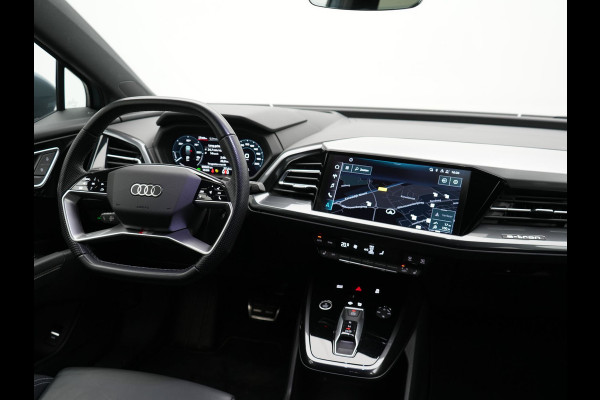 Audi Q4 e-tron Sportback 40 S Line 77 kWh 204pk | Adaptive Cruise | Valcona Lederen Sportstoelen Verwarmd | 20"L.M | Apple Carplay | Keyless | Blis | Camera | Virtual | Navigatie | DAB |