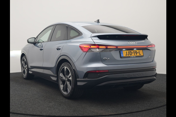 Audi Q4 e-tron Sportback 40 S Line 77 kWh 204pk | Adaptive Cruise | Valcona Lederen Sportstoelen Verwarmd | 20"L.M | Apple Carplay | Keyless | Blis | Camera | Virtual | Navigatie | DAB |