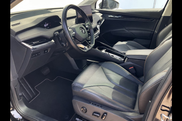 Škoda ENYAQ iV 80 Soh 91% Carplay Pano.dak Trekhaak Adap.Cruise HUD Stoelverw+Ventilatie Leer BOMVOL!