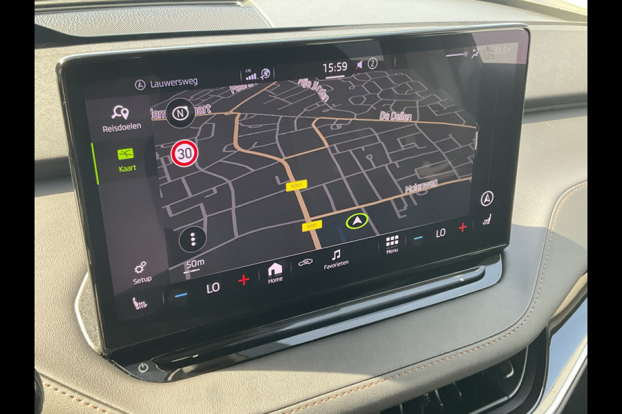 Škoda ENYAQ iV 80 Soh 91% Carplay Pano.dak Trekhaak Adap.Cruise HUD Stoelverw+Ventilatie Leer BOMVOL!