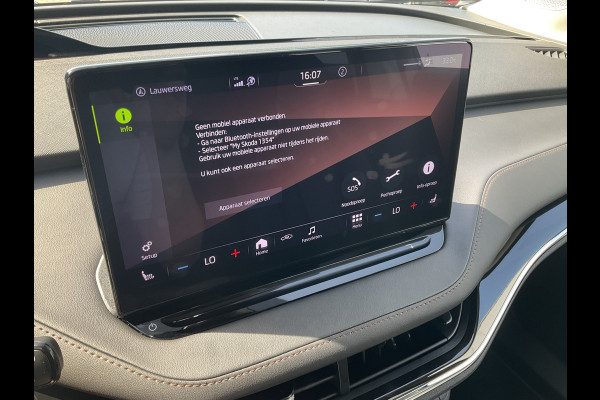 Škoda ENYAQ iV 80 Soh 91% Carplay Pano.dak Trekhaak Adap.Cruise HUD Stoelverw+Ventilatie Leer BOMVOL!
