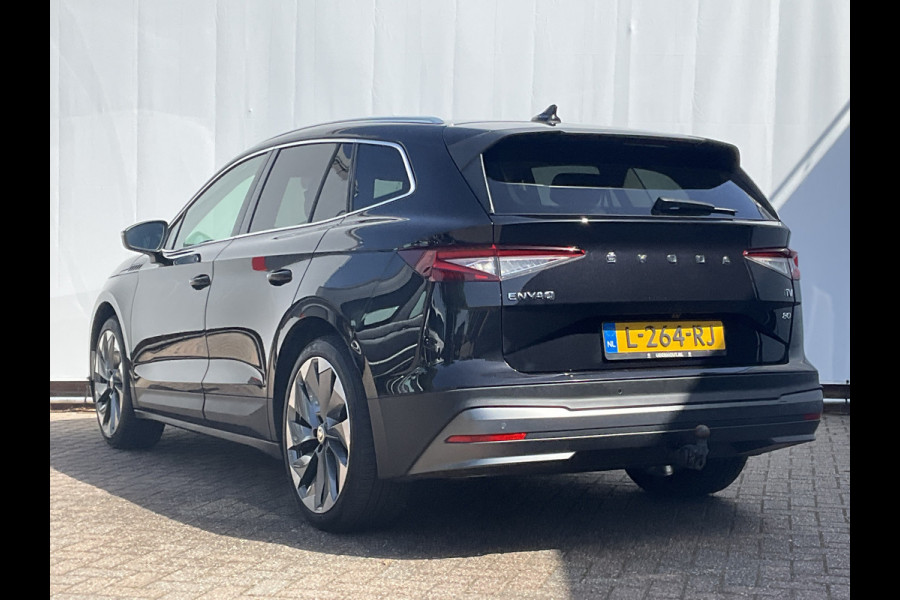 Škoda ENYAQ iV 80 Soh 91% Carplay Pano.dak Trekhaak Adap.Cruise HUD Stoelverw+Ventilatie Leer BOMVOL!