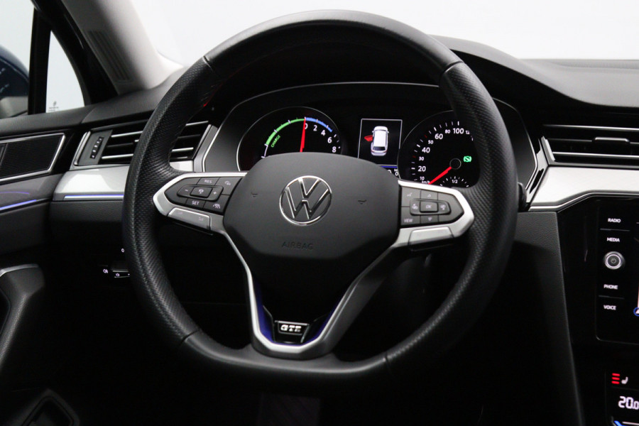 Volkswagen Passat Variant 1.4 TSI 214 PK PHEV GTE BNS, Adap. Cruise Control, Matrix-LED, Leder, Stoelverwarming
